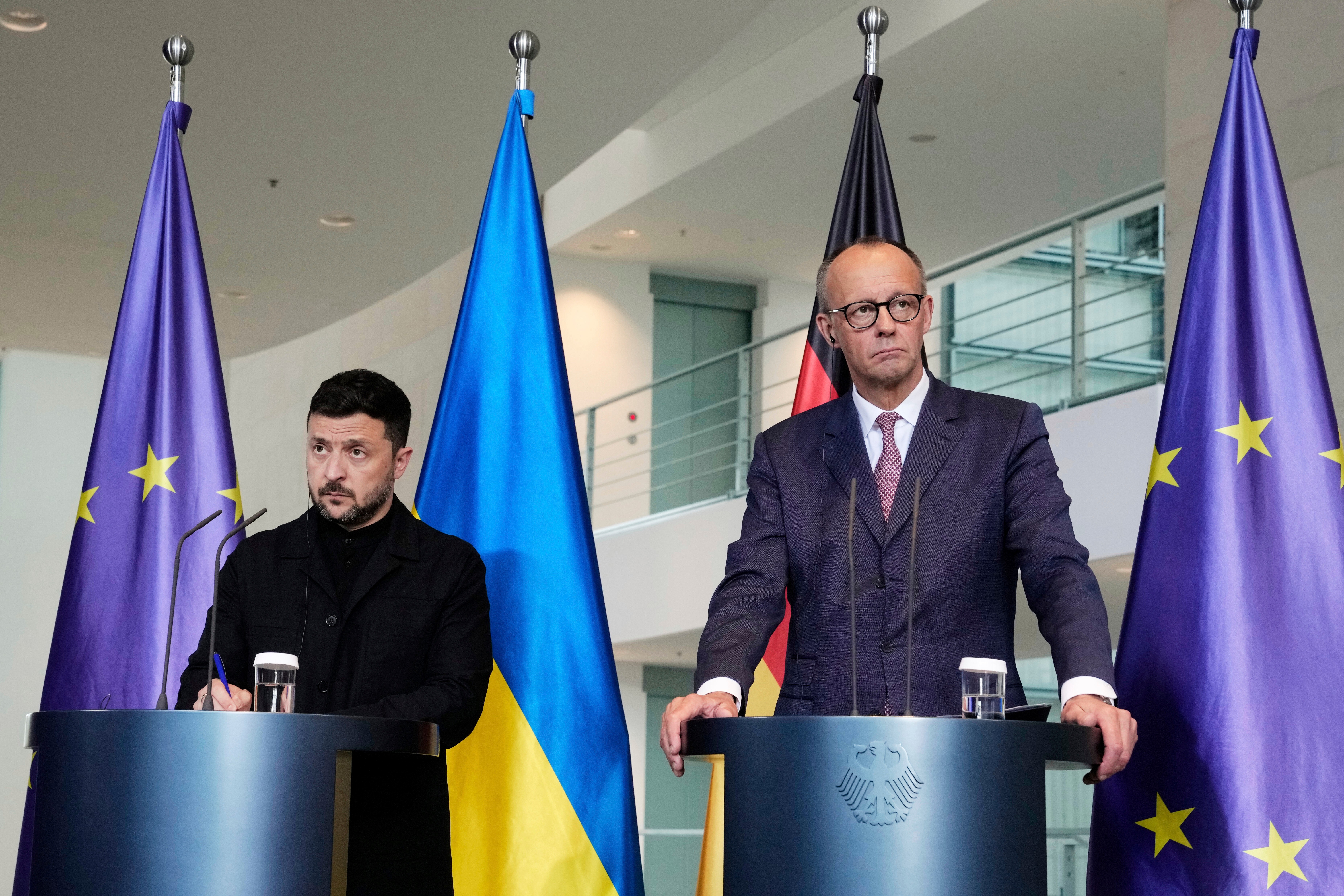 Volodymyr Zelenskyj a Friedrich Merz